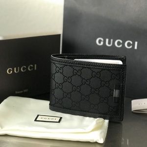 Gucci Men’s Black Bifold Wallet